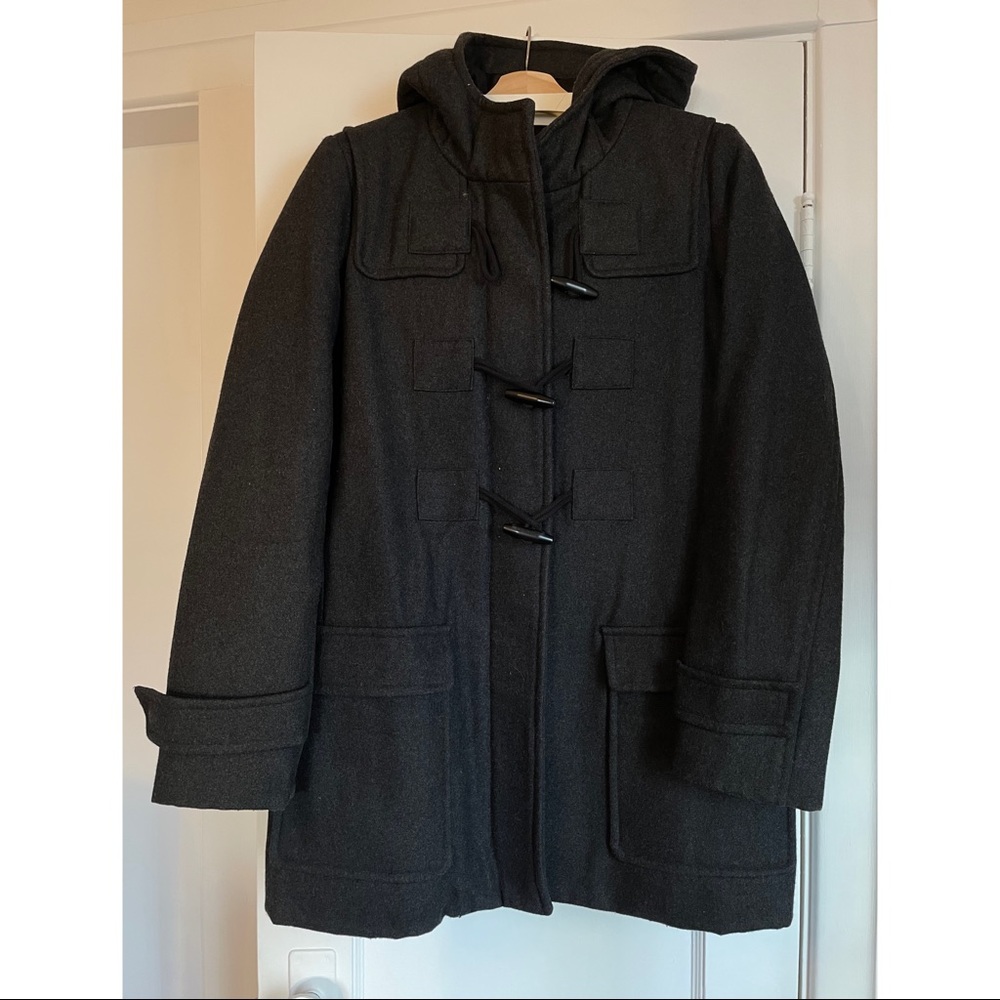 Canadian styled coat with blend of wool
